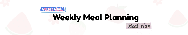 Meal Planning