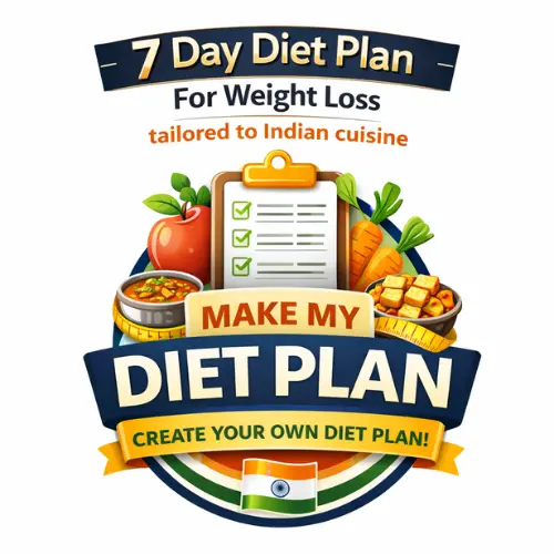 7 day diet plan for weight loss custom Indian diet plan