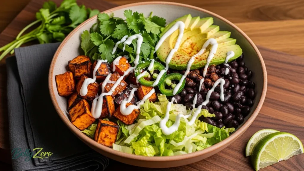 Black Bean Sweet Potato Bowl: Shrink Waist Without Starving