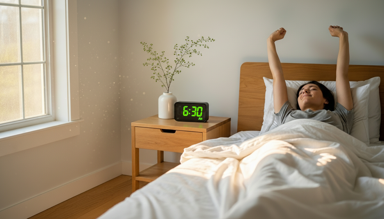 Wake Up at a Consistent Time (Even on Weekends)