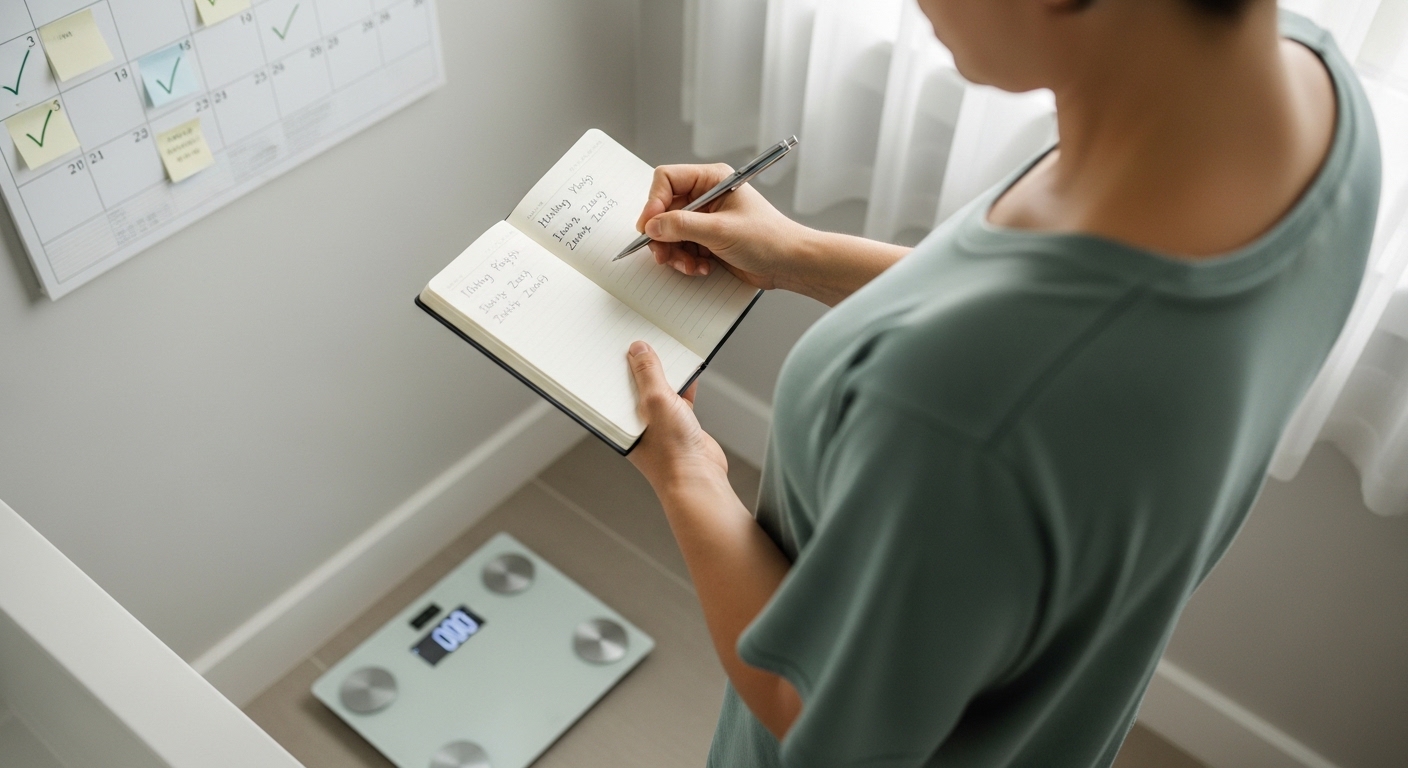 realistic weight loss progress after hernia surgery showing gradual results over several months