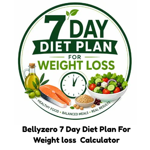 7 Day Diet plan for weight loss
