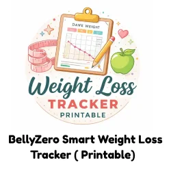 Bellyzero Smart weight loss tracker printable