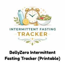 Intermittent fasting trackers printable templates free